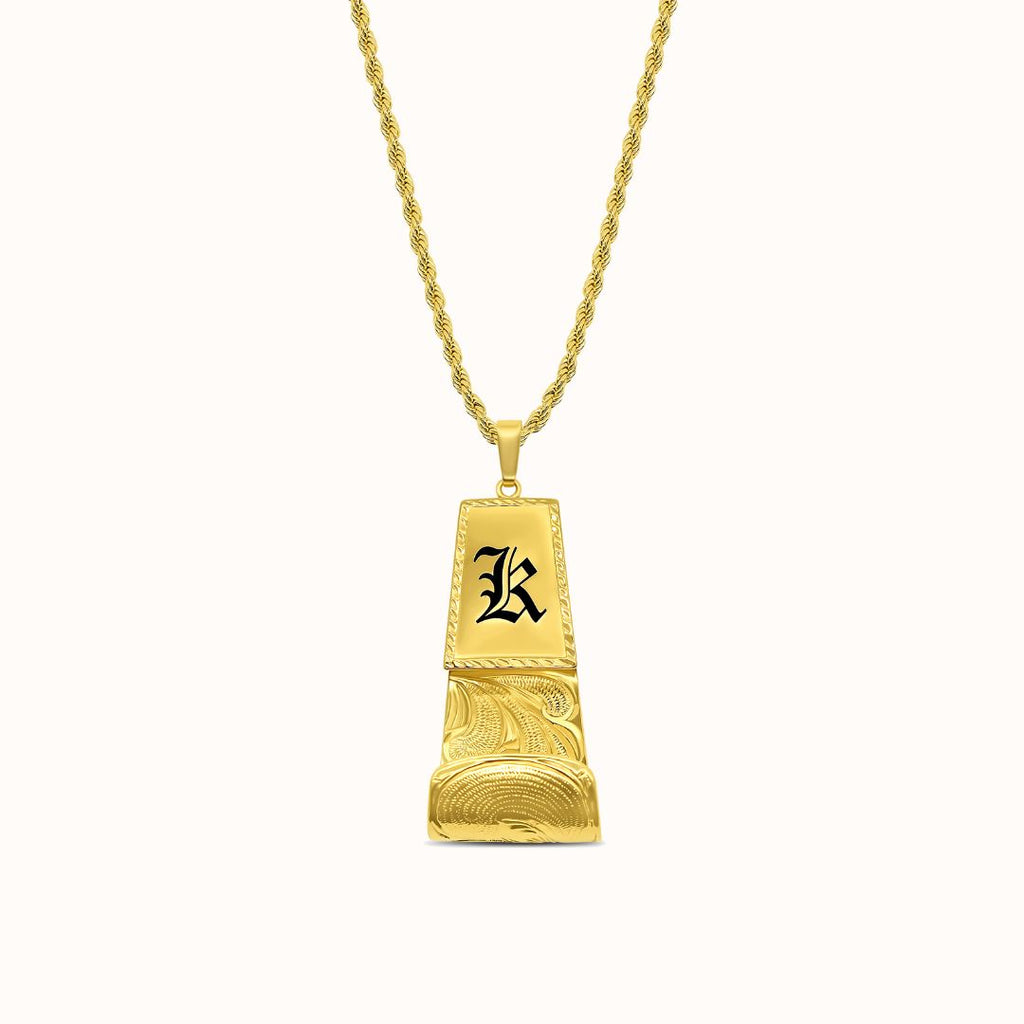 Ali'i Scroll Heirloom Palaoa Heavyweight Pendant Necklace