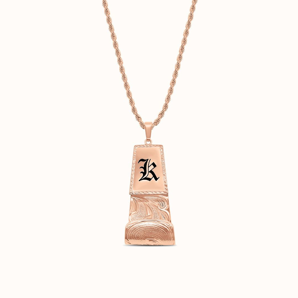 Ali'i Scroll Heirloom Palaoa Heavyweight Pendant Necklace