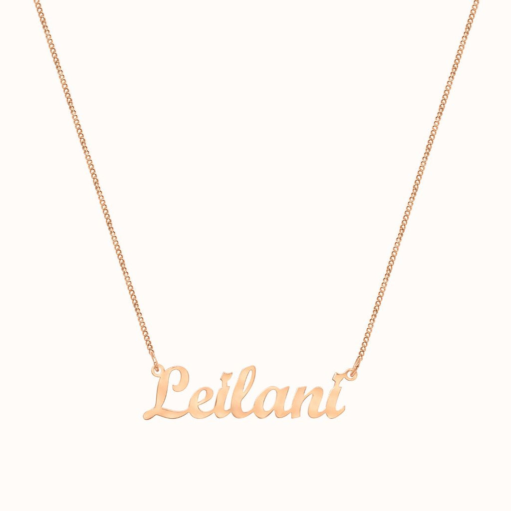 Inoa Personalized Cutout Necklace