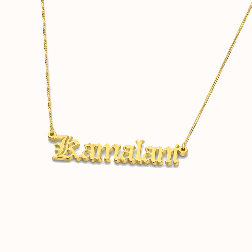 Inoa Personalized Cutout Necklace