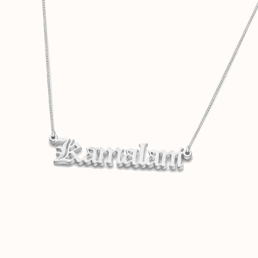 Inoa Personalized Cutout Necklace