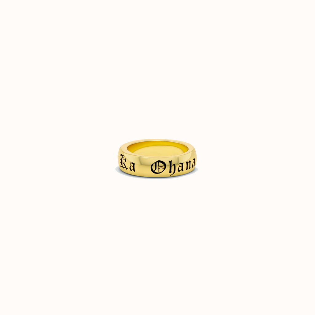 6mm Ho'omaka Personalized Ring