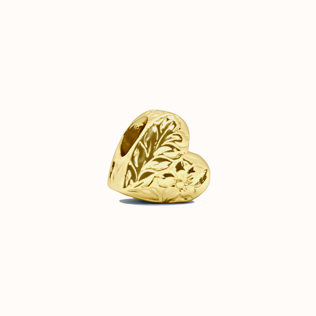 Maile Heirloom Medium Heart-Shaped Bead