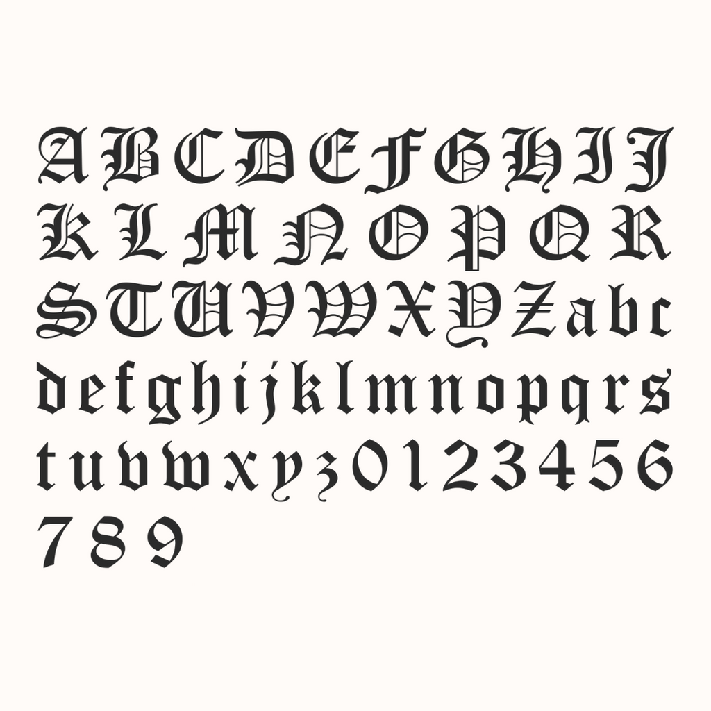 Heirloom Initial Letter Bead