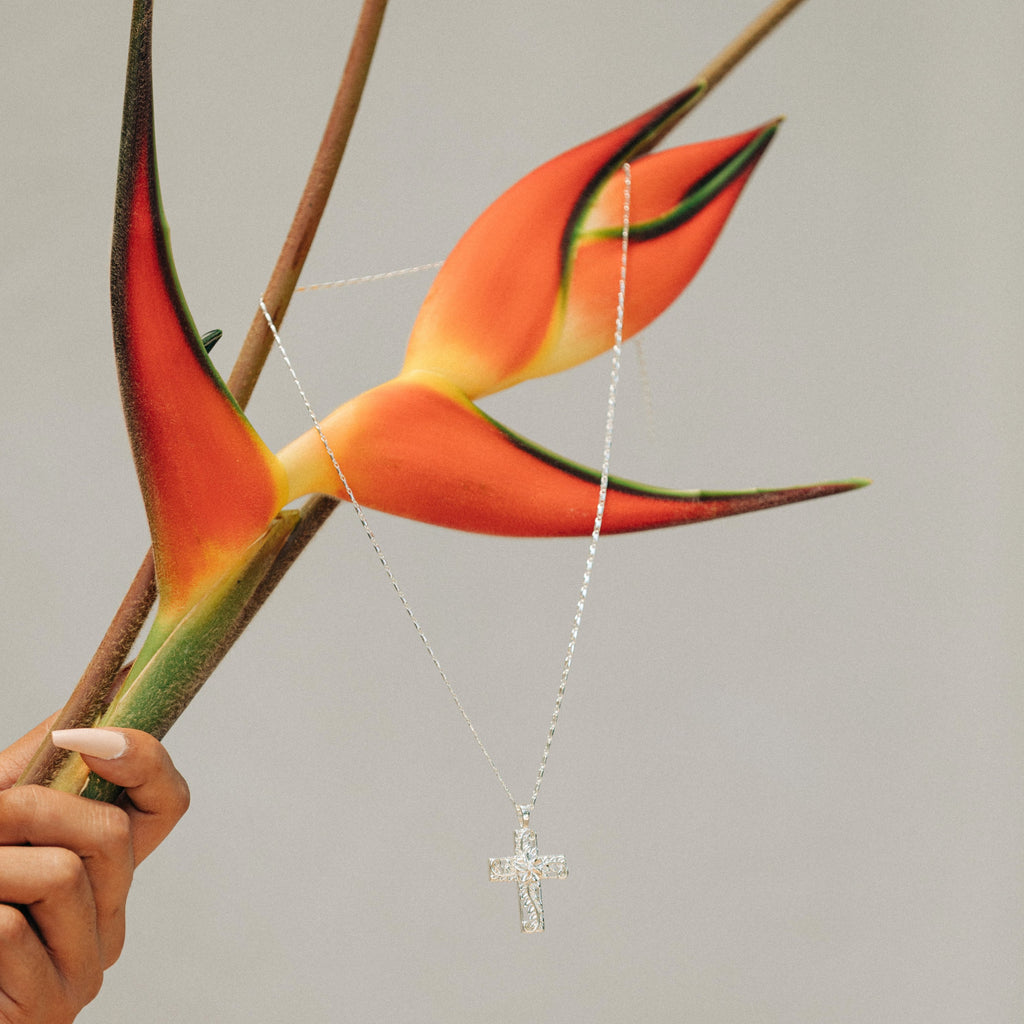 Leilani Heirloom Cross Pendant Necklace