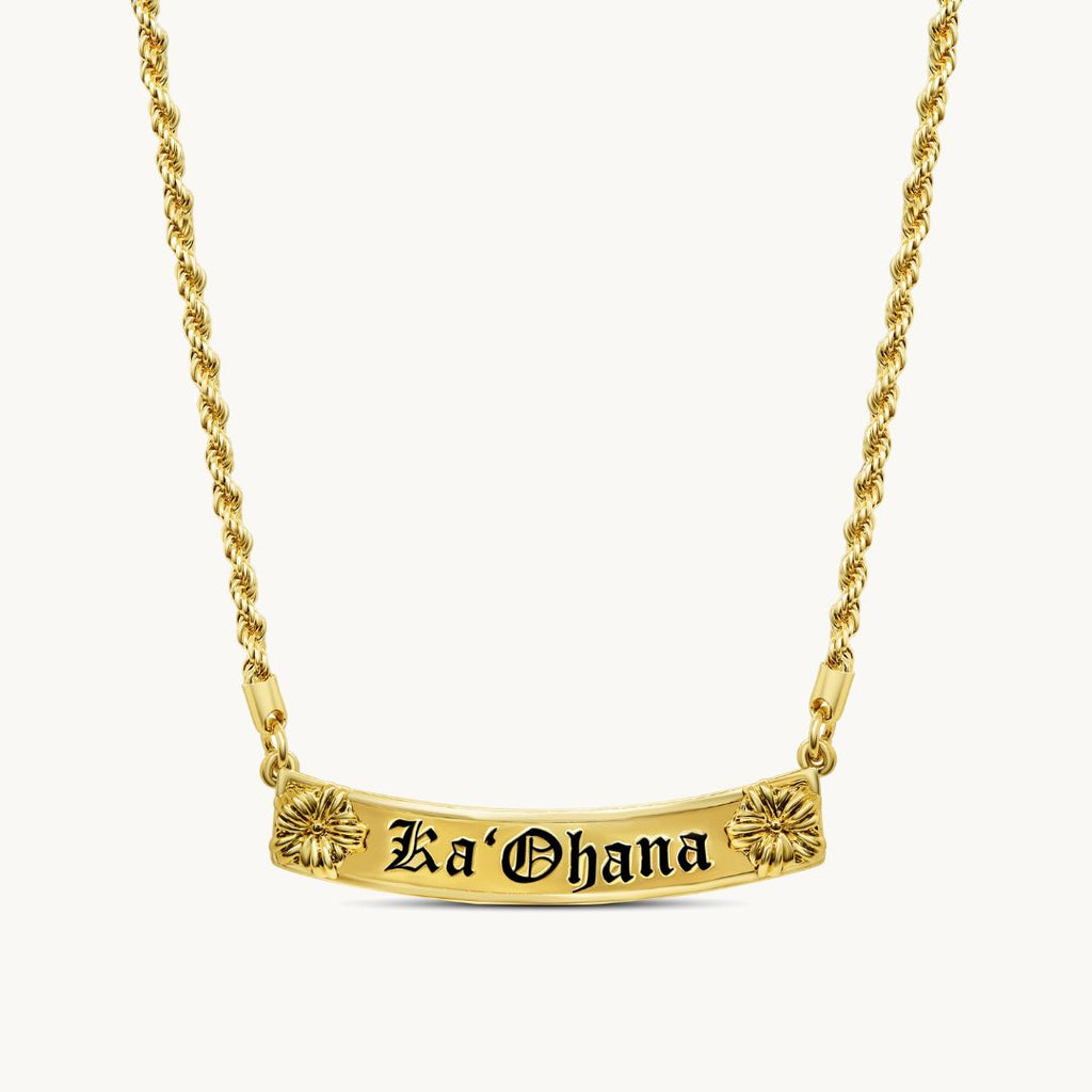 Personalized plate necklace on sale