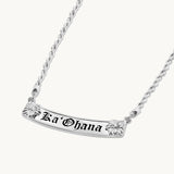 10mm Alana Heirloom Personalized Plate Necklace