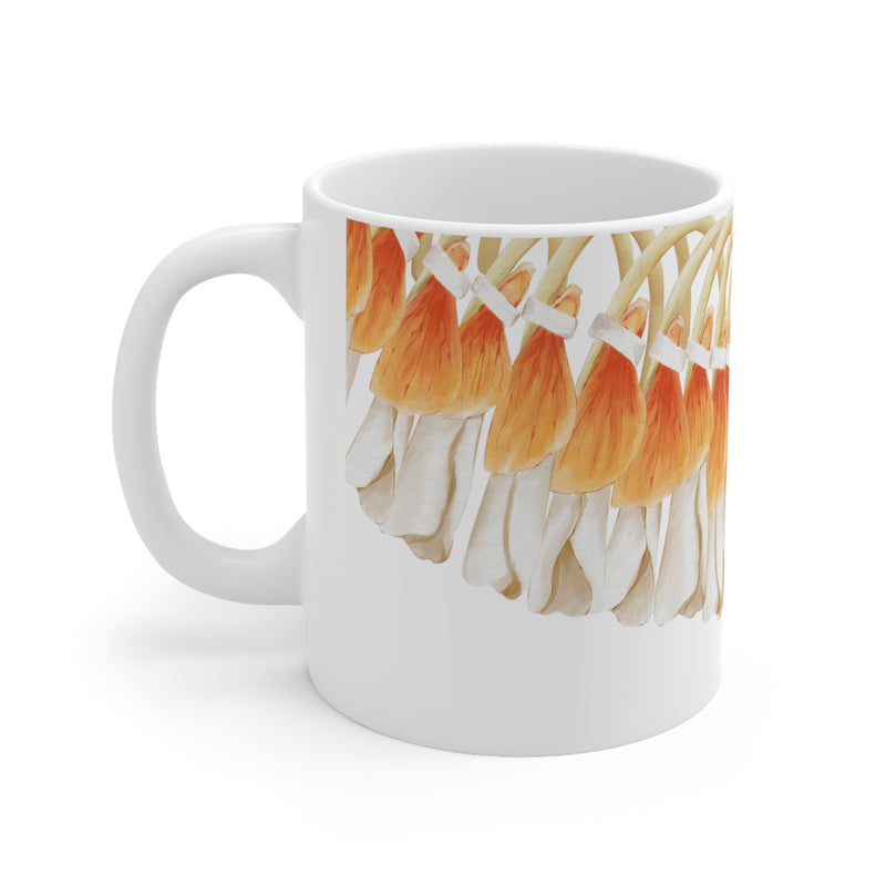 Orange Ginger Lei Ceramic Mug (11oz)