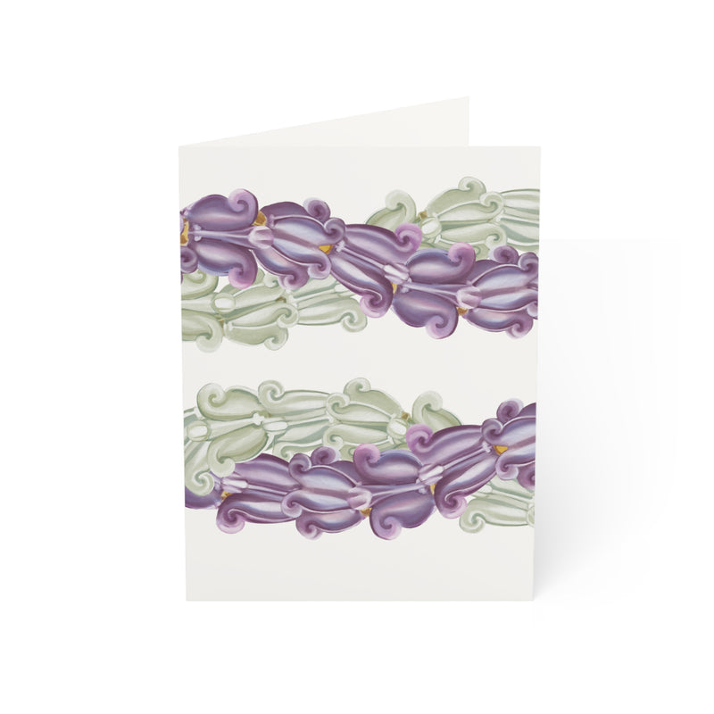 Blank Mixed Crown Twist Lei Greeting Card