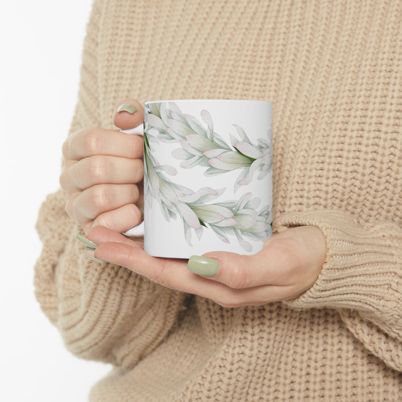 Tuberose Lei Ceramic Mug (11oz)