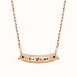12mm Hau'oli Heirloom Horizontal Necklace
