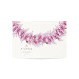 Pink Orchid Lei Greeting Card