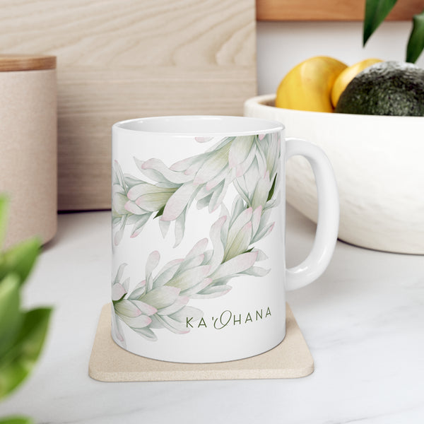 Tuberose Lei Ceramic Mug (11oz)