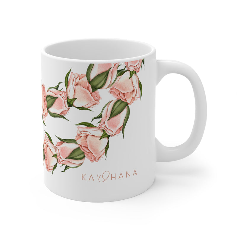 Rosebud Lei Ceramic Mug (11oz)