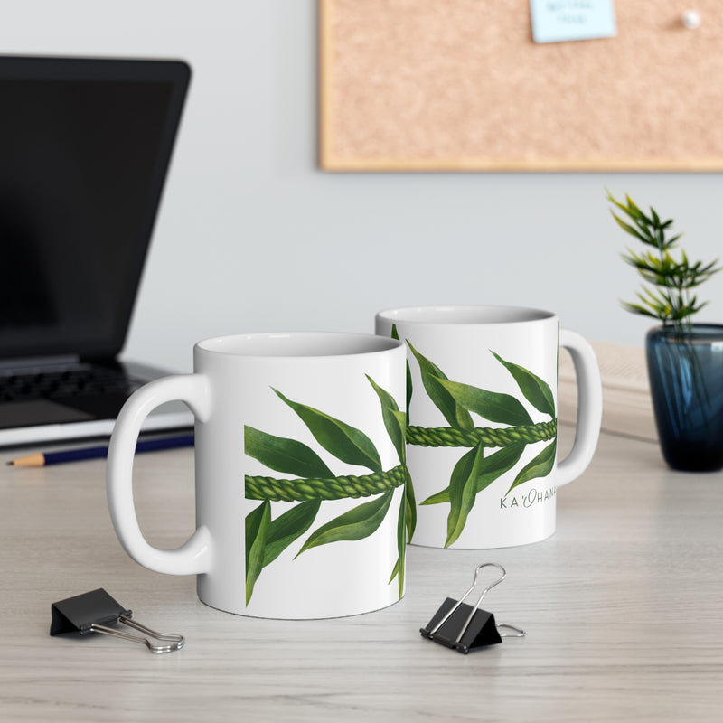 Ti-Leaf Strand Ceramic Mug (11oz)