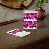 Blank Purple Orchid Lei Greeting Card