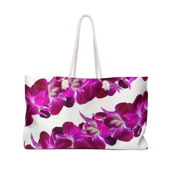 Purple Orchid Strand Weekender Bag