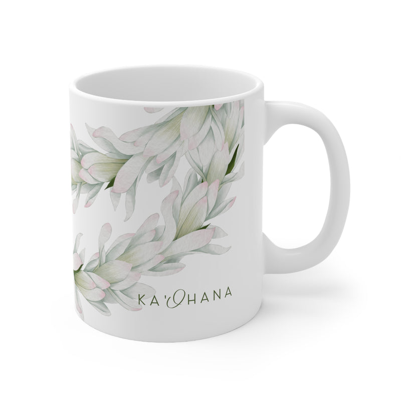 Tuberose Lei Ceramic Mug (11oz)