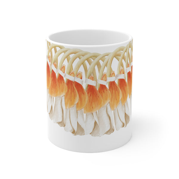 Orange Ginger Lei Ceramic Mug (11oz)