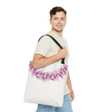 Pink Orchid Lei Tote Bag