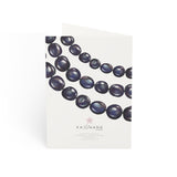 Blank Tahitian Pearl Multi-Strand Greeting Card