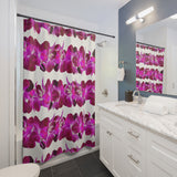 Purple Orchid Strand Shower Curtain