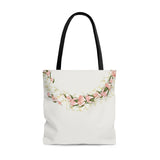 Rosebud + Pikake Twist Lei Tote Bag