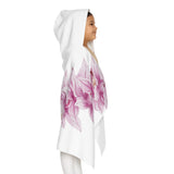 Pink Orchid Lei Keiki Hooded Towel