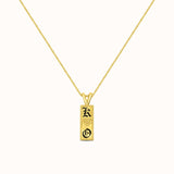 8mm Kealoha Heirloom Double Initial Pendant