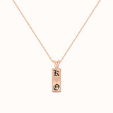 8mm Kealoha Heirloom Double Initial Pendant