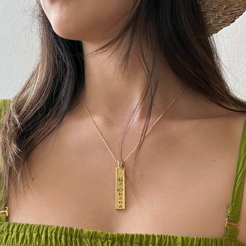 8mm Pu'uwai Heirloom Vertical Pendant