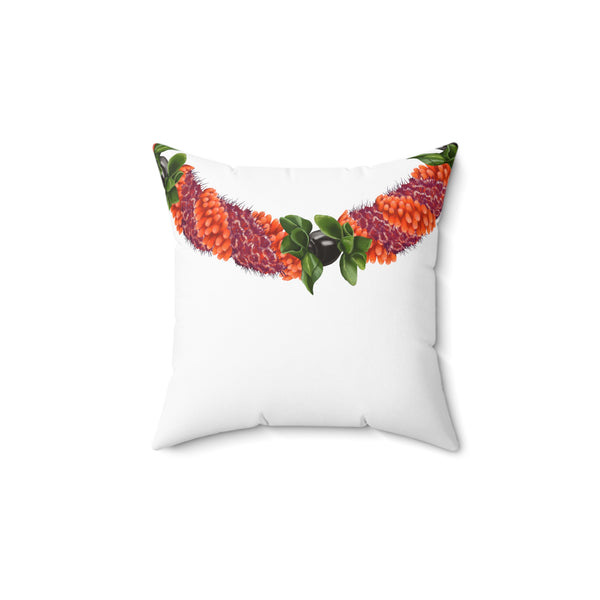 Double-Sided Cigar Lei Square Pillow