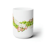 Pakalana, Rosebud, + Pikake Lei Ceramic Mug (15oz)