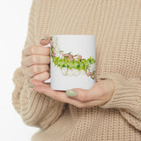 Pakalana, Rosebud, + Pikake Twist Lei Ceramic Mug (11oz)