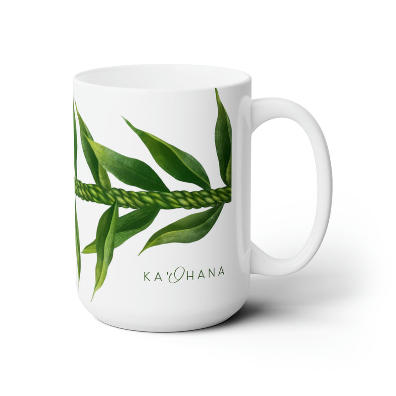 Ti-Leaf Lei Ceramic Mug (15oz)