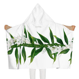 Ti-Leaf + Tuberose Lei Keiki Hooded Towel