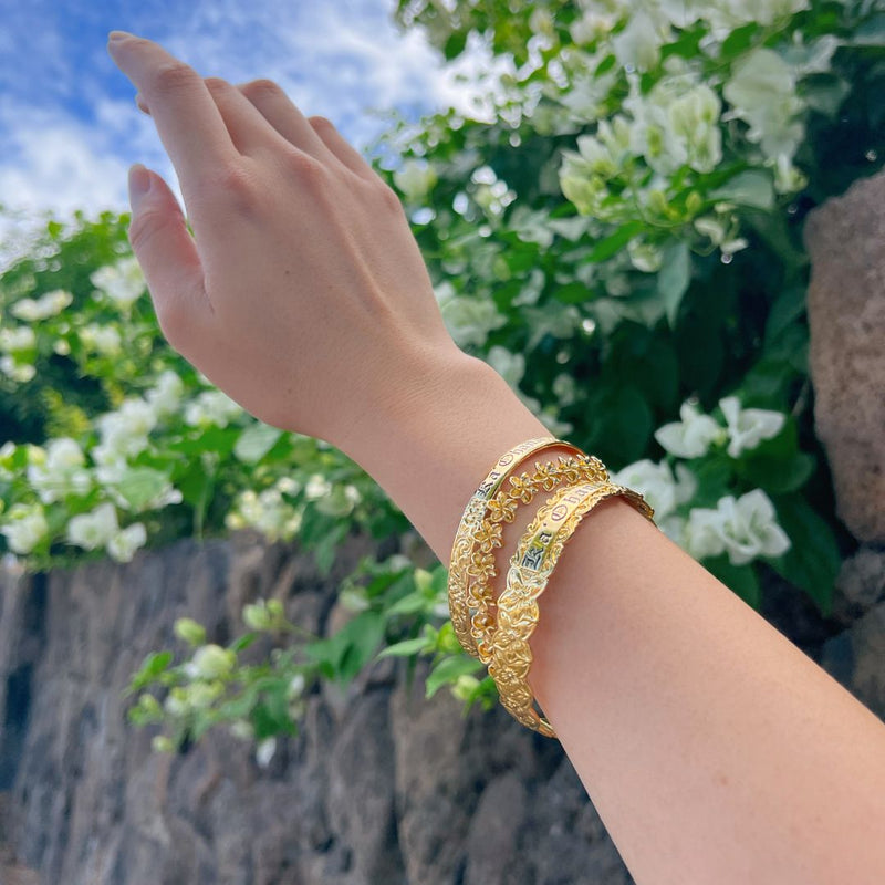 6mm Hali'a Heirloom Stacker Bangle (Baby to Adult Sizes)