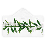 Ti-Leaf + Tuberose Lei Keiki Hooded Towel