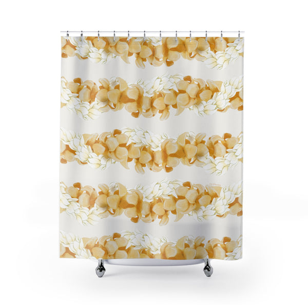 Puakenikeni + Pikake Strand Shower Curtain