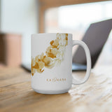 Puakenikeni + Pikake Lei Ceramic Mug (15oz)