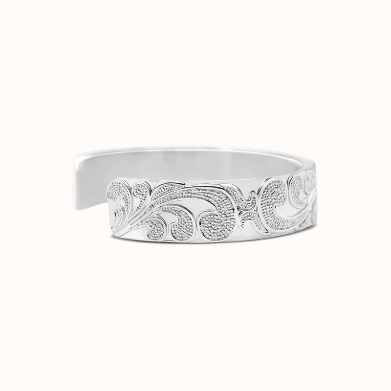 15mm Ali'i Scroll Heirloom Cuff Bracelet