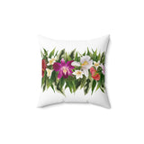 Double-Sided Haku Lei Square Pillow