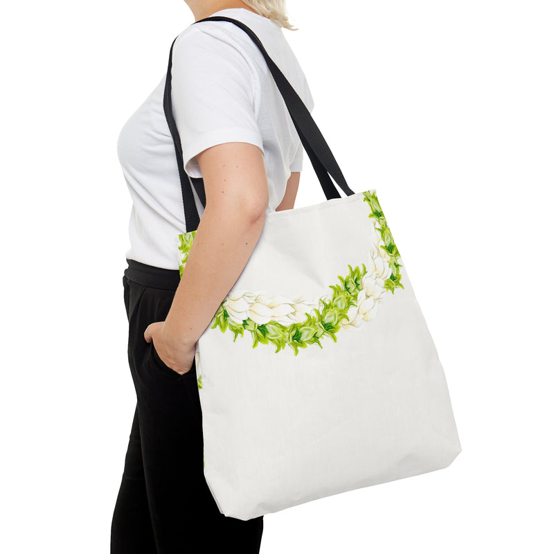 Pakalana + Pikake Twist Lei Tote Bag