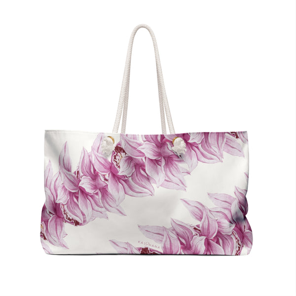 Pink Orchid Strand Weekender Bag