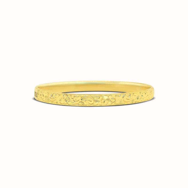 6mm Hali'a Heirloom Stacker Bangle (Baby to Adult Sizes)