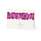 Blank Purple Orchid Lei Greeting Card