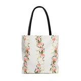 Rosebud + Pikake Twist Lei Tote Bag