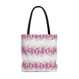 Pink Orchid Lei Tote Bag