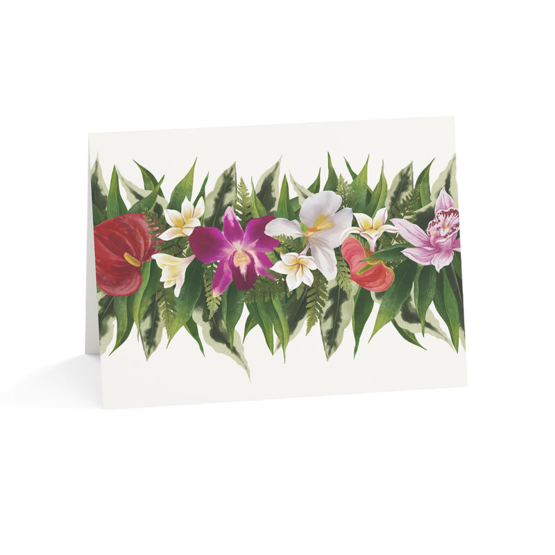 Blank Haku Lei Greeting Card