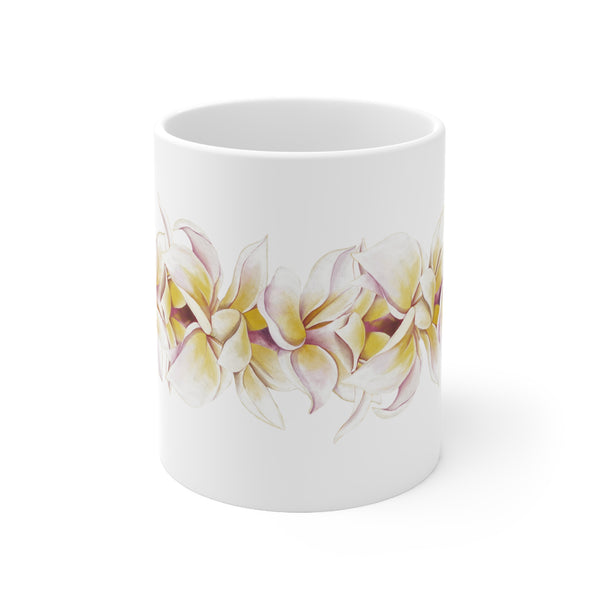 Plumeria Strand Ceramic Mug (11oz)